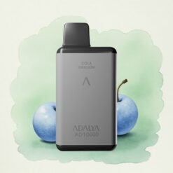 Adalya AD 10000 Puffs Синьо Ледено: Алуминиева Тръба, 14 мл е-течност, 2% никотин