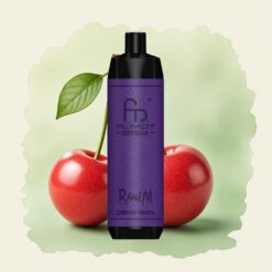 RandM Fumot Shisha 10000 Puffs Черешово Фиеста с 0.5% никотин и 850 mAh батерия