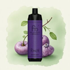 RandM Fumot Shisha 10000 Puffs Гроздова Мента 18мл 0.5% никотин 850 mAh