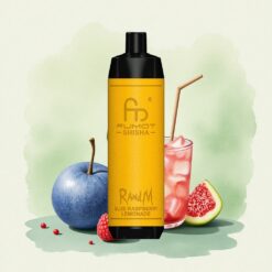 RandM Fumot Shisha 10000 Puffs Синьо Малинова Лимонада с 18мл течност и 0.5% никотин