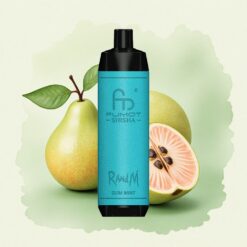 RandM Fumot Shisha 10000 Puffs Дъвка Мента ЕЛТ 18 мл 850 mAh