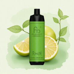 RandM Fumot Shisha 10000 Puffs Шиша Лимон Мента с 18мл течност и 850 mAh батерия