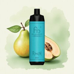 RandM Fumot Shisha 10000 Puffs Мента Електронна Шиша с LED Индикатор, 18мл Течност и 850 mAh Батерия