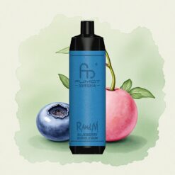 RandM Fumot Shisha 10000 Puffs Боровинкова Дъвка с LED Индикатор и 850 mAh Батерия