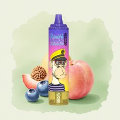 RandM Fumot Tornado 15000 Puffs Персиково-Боровинков Бонбон 25ml 850mAh Mesh