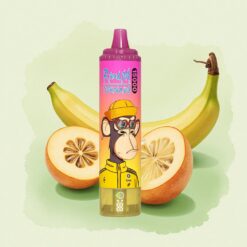 RandM Fumot Tornado 15000 Puffs Банан Лед с 850mAh и 5% никотин