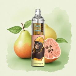 RandM Fumot Tornado 7000 Puffs Мечо Пух Вейп с 14 мл течност и регулируем въздушен поток