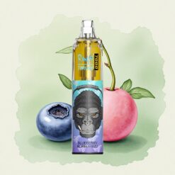 RandM Fumot Tornado 7000 Puffs Боровинкова дъвка с RGB светлина и 5% никотин