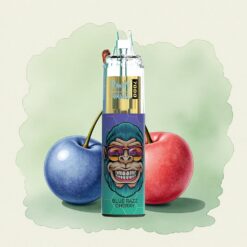 RandM Fumot Tornado 7000 Puffs Синьо Малинова Череша с RGB Светлина и 850 mAh