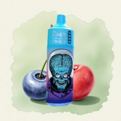 RandM Fumot Tornado 9000 Puffs Черница Вишна Боровинка с 18 мл течност и мрежеста намотка