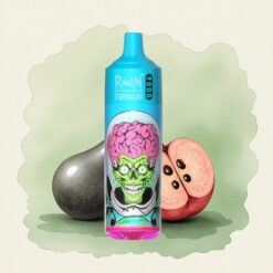 RandM Fumot Tornado 9000 Puffs Черен Дракон Лед 850 mAh 18 mL Мрежова Намотка