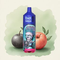 RandM Fumot Tornado 9000 Puffs Черен Лед 850 mAh Мрежов Коил