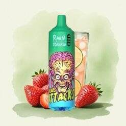 RandM Fumot Tornado 9000 Puffs Ягодов Лимонада с Мрежов Катушка и 850 mAh Батерия