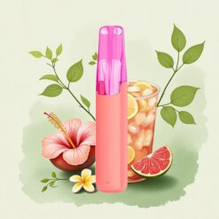 Snowplus Dash 4000 Puffs Хибискус леден чай 7.5 мл никотин 5%