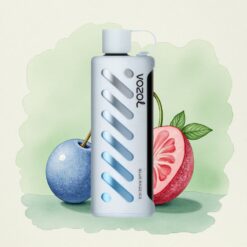 VOZOL Gear Shisha 25000 Puffs Синьо Малинов Лед 1000mAh Dual Mesh