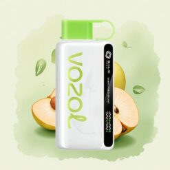 VOZOL STAR 9000/12000 Puffs Кисел Ябълков Лед с 650mAh батерия и Mouthpiece Protection