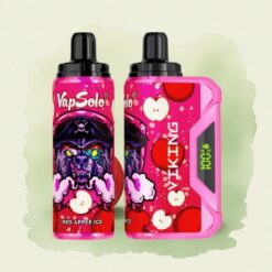 VapSolo VIKING 12000 Puffs Червена Ябълка Лед с 22 мл и никотин 20 мг/мл