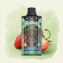Vapsolo Super 15000 Puffs Ягода Киви 40мл 20/50 мг никотин 850mAh
