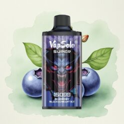 Vapsolo Super 15000 Puffs Боровинково Касисово Ледено с 40ml течност и 850mAh батерия