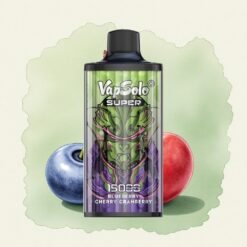 Vapsolo Super 15000 Puffs Боровинка Череша Брусница 40ml 850mAh Type-C