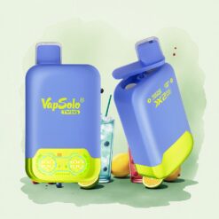 Vapsolo Twins 20000 Puffs Синьо Малинова Лимонада & Лимон Лайм 40 мл 20mg/мл никотин