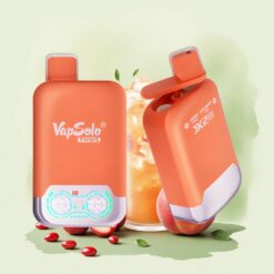 Vapsolo Twins 20000 Puffs Черешова Кола & Сочен Праскова Лед с 40 мл течност и никотин 20mg/ml