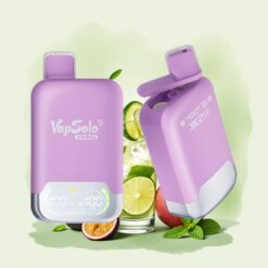 Vapsolo Twins 20000 Puffs Плод на страста мохито & тройна мента с 40 мл течност и никотин 20mg/ml