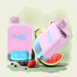 Vapsolo Twins 20000 Puffs Черен Леден Драконов Плод Ягода & Малина Диня с 40 мл течност и никотин 20mg/ml