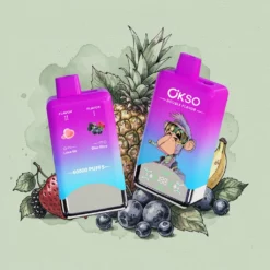OKSO Двоен вкус 60K Пуфове – Двойна система, 50 мл, 650 mAh, 4 никотина